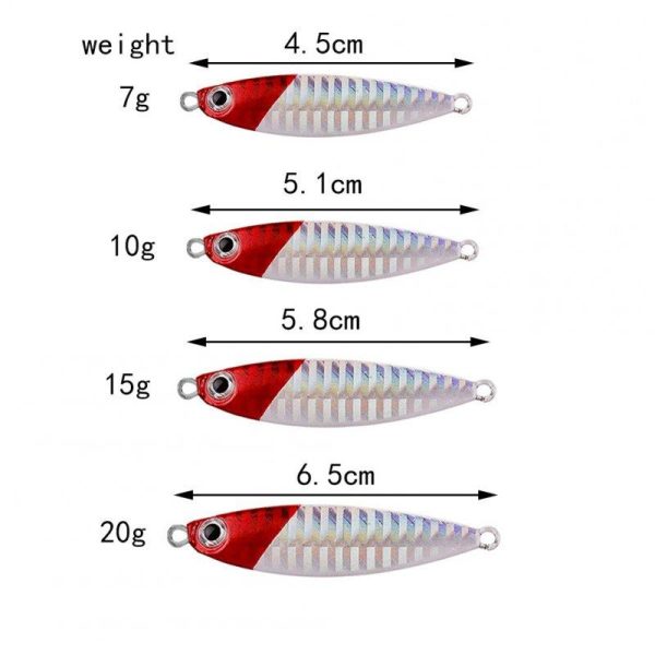 Fishing Lure fishing jigging lure spoon spinnerbait Sheet Iron All Metal Mini Lead Fish Fishing Lure Trolling 7g10g15g20g Color 1_10g  |  Fishing Baits & Hooks Fishing Baits & Hooks Color 1 + 10g