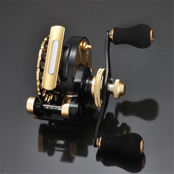 Fishing Reel 11-axis Cnc All-metal Head Smooth Micro Lead Fishing Reel Fishing Accessories b65 golden left hand  |  Fishing Reels & Rods Fishing Reels & Rods B65 golden left hand