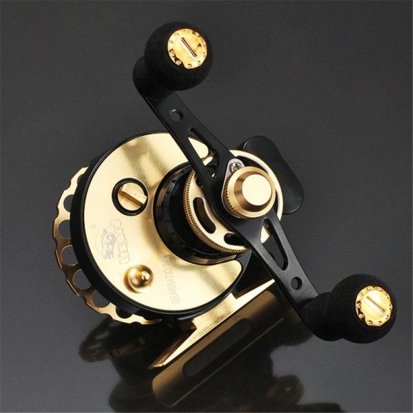 Fishing Reel 11-axis Cnc All-metal Head Smooth Micro Lead Fishing Reel Fishing Accessories b65 golden left hand  |  Fishing Reels & Rods Fishing Reels & Rods B65 golden left hand