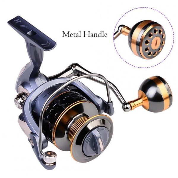 Fishing Reel Full Metal Wire Cup Sea Fishing Long Cast Spinning Fishing Reel Model 2000  |  Fishing Reels & Rods Fishing Reels & Rods Fishing Reels & Rods