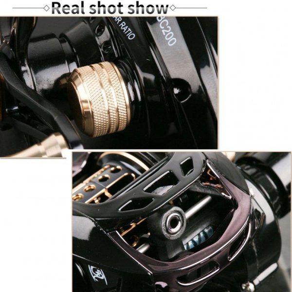 Fishing Reels High Polymer Material All-metal Fishing Line Spool All-metal Dual Knob Low-profile Reel  |  Fishing Reels & Rods Fishing Reels & Rods Fishing Reels & Rods