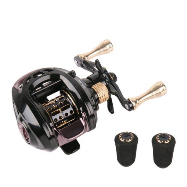 Fishing Reels High Polymer Material All-metal Fishing Line Spool All-metal Dual Knob Low-profile Reel  |  Fishing Reels & Rods Fishing Reels & Rods Fishing Reels & Rods