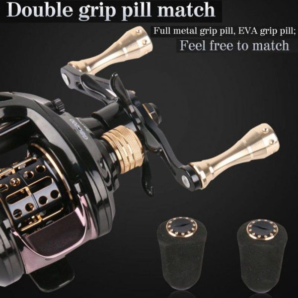 Fishing Reels High Polymer Material All-metal Fishing Line Spool All-metal Dual Knob Low-profile Reel  |  Fishing Reels & Rods Fishing Reels & Rods Fishing Reels & Rods