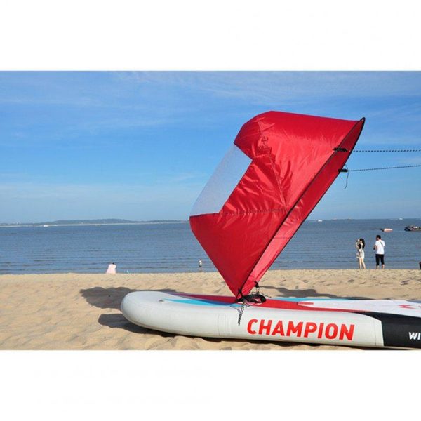 Foldable Kayak Wind Sail Ultra-light Portable Special Sail for Water Sports Canoe Inflatable Boat Sup Blue  |  Water Sports Exercise & Sports Blue