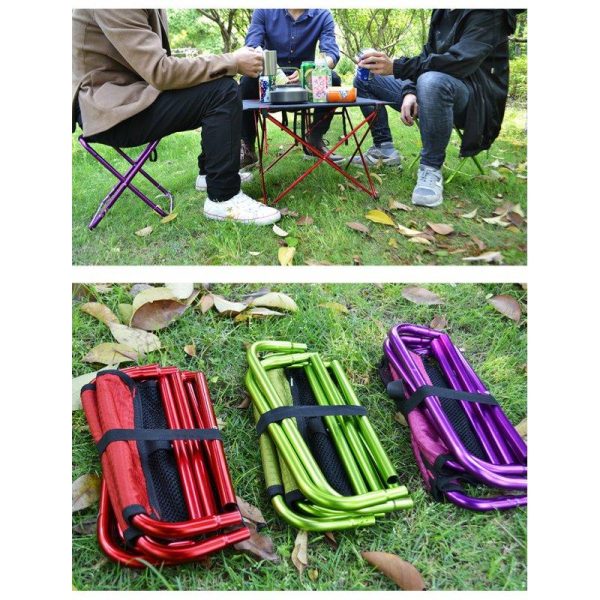 Folding Fishing Chair Lightweight Foldable Stool Outdoor Portable Outdoor Furniture green  |  Outdoor Gadgets Camping & Hiking Green