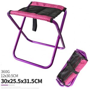 Folding Fishing Chair Lightweight Foldable Stool Outdoor Portable Outdoor Furniture purple  |  Outdoor Gadgets Camping & Hiking Outdoor Gadgets