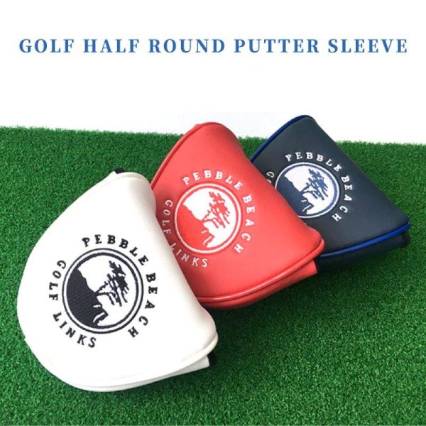 Golf Head Covers PU Waterproof Thicken   Magnetic Buckle Plush Golf Putter Cover Headcover red  |  Ball Games & Golf Ball Games & Golf Ball Games & Golf