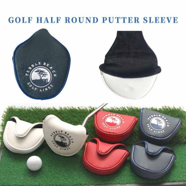 Golf Head Covers PU Waterproof Thicken   Magnetic Buckle Plush Golf Putter Cover Headcover red  |  Ball Games & Golf Ball Games & Golf Ball Games & Golf