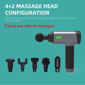 Handheld Neck Back Massager Smart Home Massaging Machine Relief Fascia Muscle Pain Body Relaxation Fitness Management gray  |  Fitness Equipment Exercise & Sports Fitness Equipment