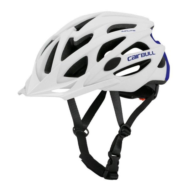 Helmet  With  Sunglasses For Road Bike MTB Outdoor Sports Riding Eps Safety Helmet White blue_m  |  Cyclist Equipment Cycling Cyclist Equipment