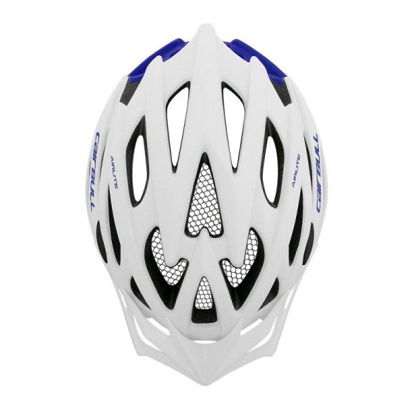 Helmet  With  Sunglasses For Road Bike MTB Outdoor Sports Riding Eps Safety Helmet White blue_m  |  Cyclist Equipment Cycling Cyclist Equipment