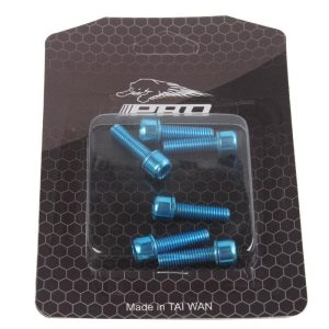 IIIPRO MTB Bicycle Handlebar Screws Titanium-plated Colorful Screws M5*18MM stem riser screws blue  |  Bicycle Accessories Bicycle Accessories Bicycle Accessories