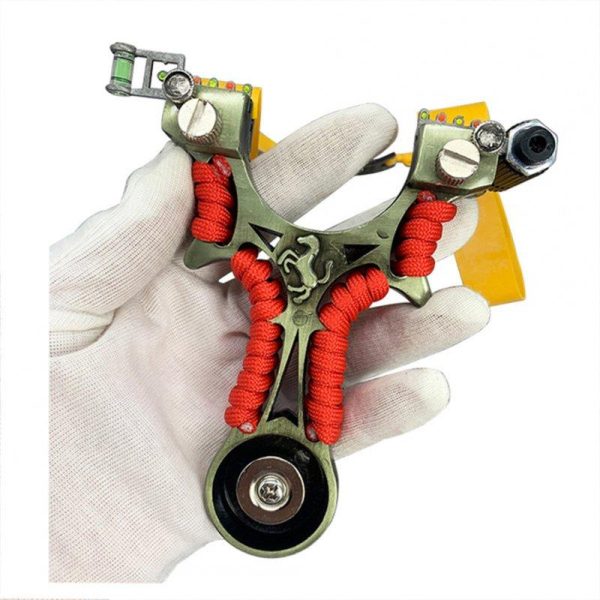 Infrared Slingshot Flat Rubber Band Strong Magnetic Handle Catapult For Outdoor Sports Entertainment as picture show  |  Hunting Supplies Hunting & Fishing As picture show