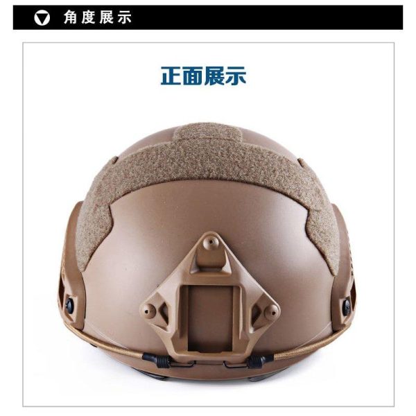 Lightweight Windproof Anti-collision Helmet with Goggles Military Shooting Helmet Paintball Face Mask  green  |  Outdoor Gadgets Camping & Hiking Green