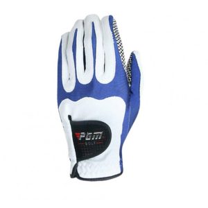 Men Golf Fiber Cloth Gloves Left/Right Hand Glove Magic Elastic Particles Men Slip-resistant Accessories [Left hand] white blue_L  |  Ball Games & Golf Ball Games & Golf [Left hand] white blue + L