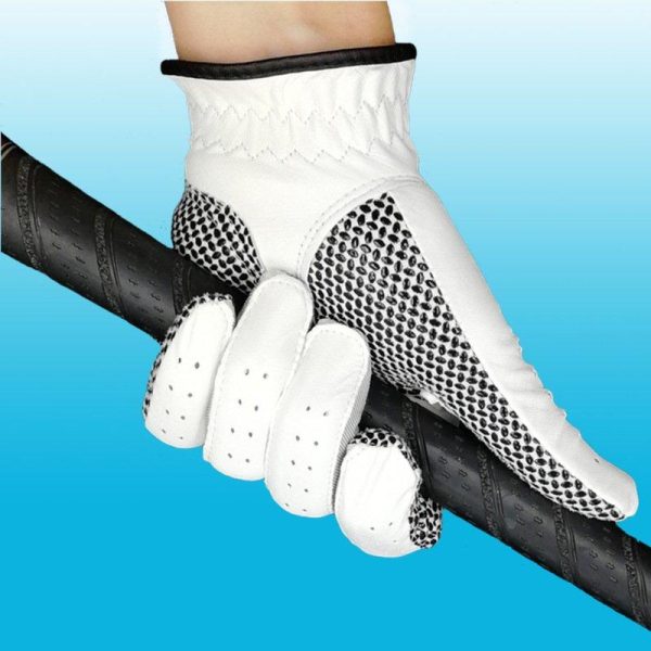 Men Left Hand Golf Glove Sheepskin Slip Resistant Wear Resistant Breathable for Sports left hand22#  |  Ball Games & Golf Ball Games & Golf Ball Games & Golf