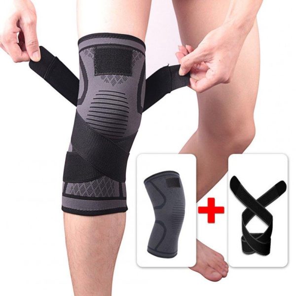 Men Women Knee Pads Knee Compression Sleeve Improved Circulation Compression Knee Braces For Joint Pain Relief Red M  |  Protective Gears Exercise & Sports Protective Gears