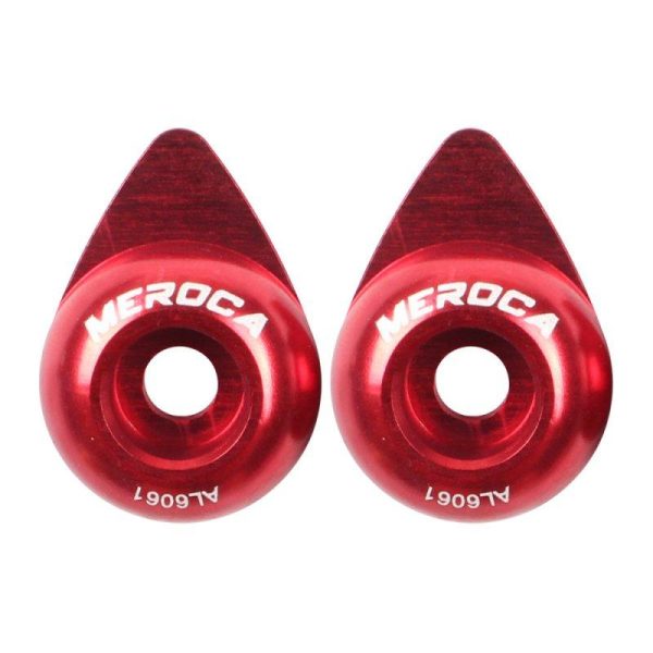 MEROCA Bicycle Hub Safety Hook Water Drop Type Axle for Hub Balance Bike Refit Part Red  |  Bicycle Accessories Bicycle Accessories Bicycle Accessories