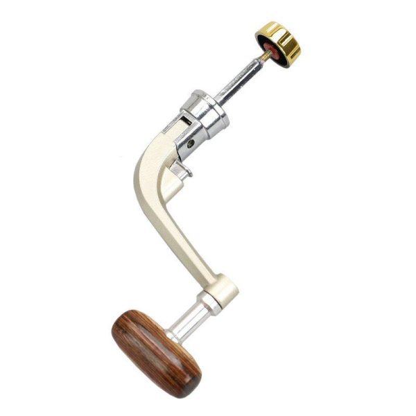 Metal Spinning Reel Folding Rocking Arm Wheel Grasp Wooden Rocking Handle Fishing Accessories large  |  Fishing Reels & Rods Fishing Reels & Rods Fishing Reels & Rods