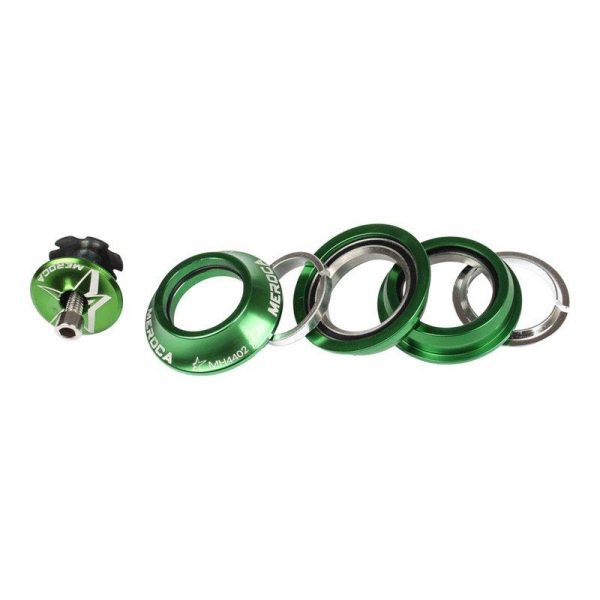 Mountain Bicycle Ultra-light Built-in Straight Pipe Bowl Set green  |  Bicycle Accessories Bicycle Accessories Bicycle Accessories