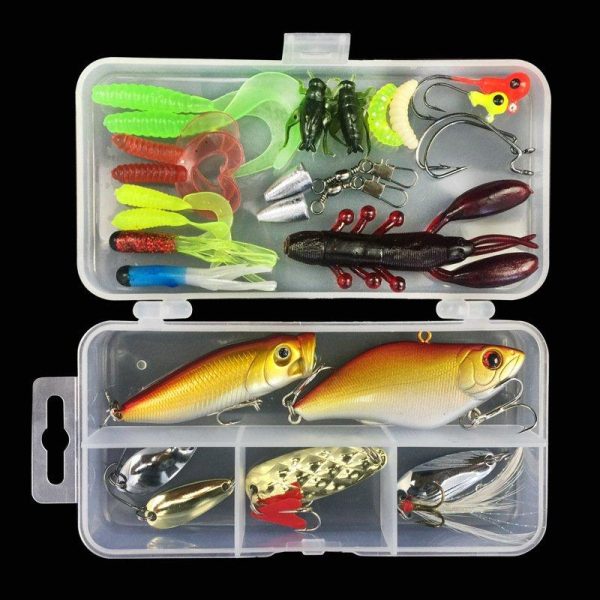 Multifunctional Fishing Lure Fake Bait Artificial Swimbait Fishing Hook Kit 105pcs/set_Lure bait set  |  Fishing Baits & Hooks Fishing Baits & Hooks 105pcs/set + Lure bait set