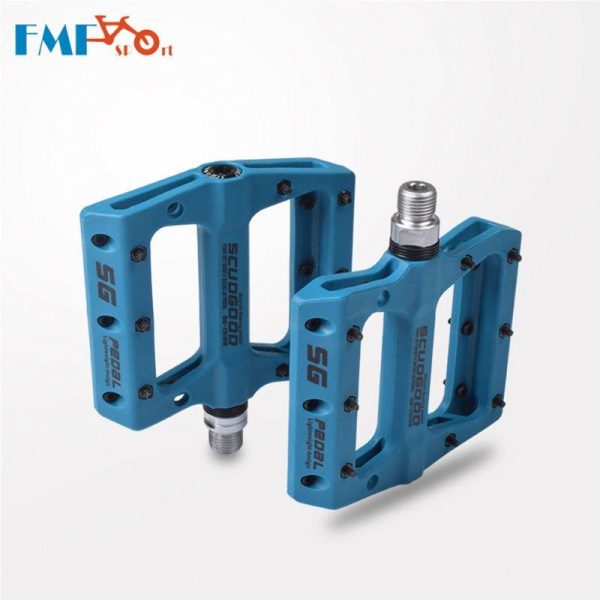 Nylon Fiber Mountain Bike Pedals for Road MTB BMX Bicycle Anti-Skid Pedals Bike Accessories blue  |  Bicycle Accessories Bicycle Accessories Bicycle Accessories