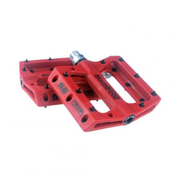 Nylon Fiber Mountain Bike Pedals for Road MTB BMX Bicycle Anti-Skid Pedals Bike Accessories red  |  Bicycle Accessories Bicycle Accessories Bicycle Accessories