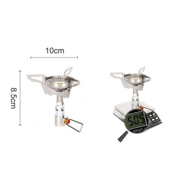 Outdoor Anti-scald Portable Gas Stoves Windproof Foldable Detachable Cooking Furnace For Travel Picnic Bbq 45 small valve  |  Camp Kitchen Camp Kitchen 45 small valve