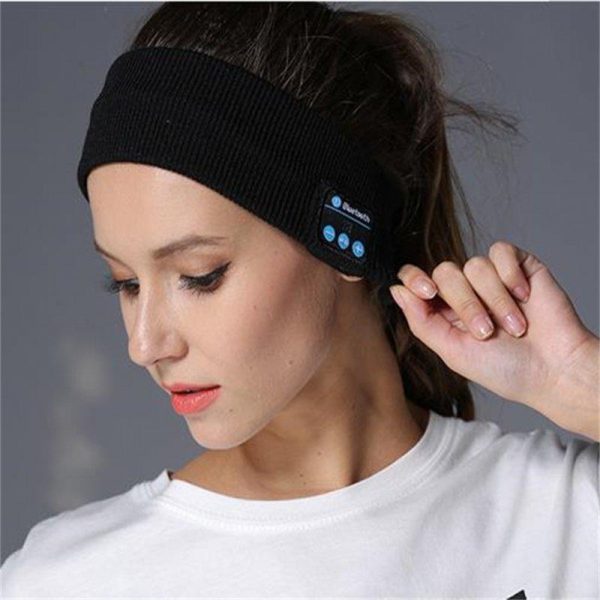 Outdoor Sports Headband Soft Elastic Comfortable Wireless Bluetooth-compatible Music Headband dark grey  |  Other Sports Products Exercise & Sports Dark grey