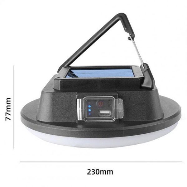 Outdoor Tent Camping Lamp Portable Remote Control Led Solar Powered Work Repair Light As shown  |  Outdoor Lamps Camping & Hiking As shown