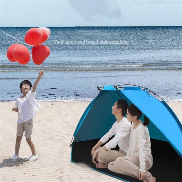 Outdoor Tent Sun Shelters Portable Outdoor Camping Large Space Wear Resistance Anti Uv Beach Tent green  |  Outdoor Gadgets Camping & Hiking Green