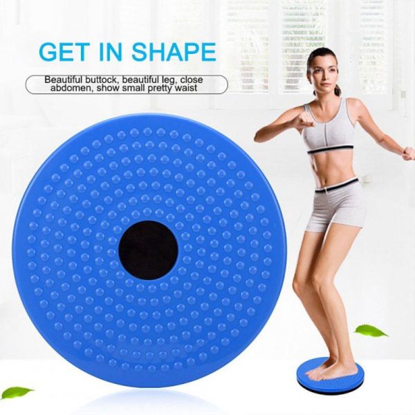 Portable Massage Twisting Disc Lightweight Fitness Board Home Slimming Fitness Equipment For Weight Loss blue  |  Fitness Equipment Exercise & Sports Blue