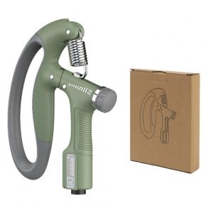 Professional Countable Gripper Exerciser 10-100kg Adjustable Non-slip Hand Grip Strengthener Fitness Equipment green  |  Fitness Equipment Exercise & Sports Fitness Equipment