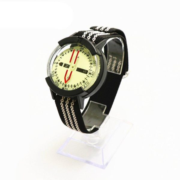 Professional Outdoor Diving Compass Retractable Strap Strong Magnetic Luminous Wristwatch Compass Camping Tool as picture show  |  Outdoor Gadgets Camping & Hiking As picture show