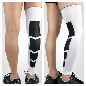 Professional Sports Knee Warm-keeping Compression Sleeve Leg Protection for Outdoor Basketball Football white_M  |  Outdoor Gadgets Camping & Hiking Outdoor Gadgets