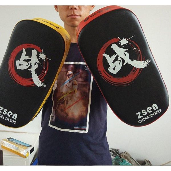 Punching Bag Boxing Pad Sand Bag Fitness Taekwondo Hand Kicking Pad PU Leather Training Gear Muay Thai Foot Target red  |  Other Sports Products Exercise & Sports Other Sports Products