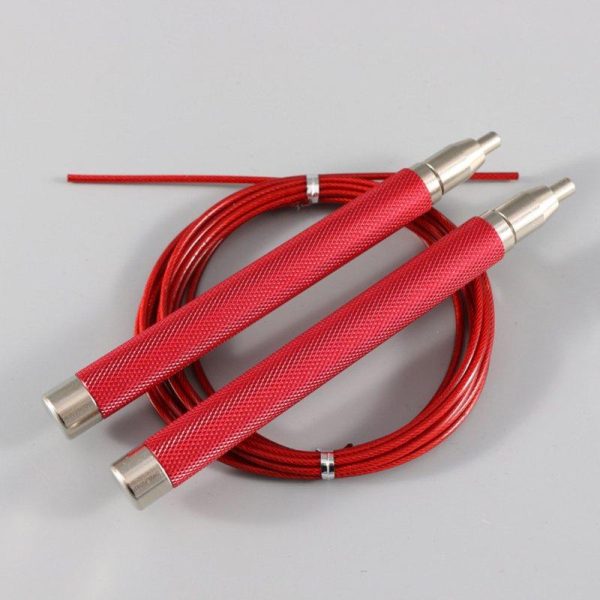 Skipping Rope Alluminum Alloy Handle High Speed Jump Rope For Women Men MMA Boxing Fitness Skip Workout Training red  |  Other Sports Products Exercise & Sports Other Sports Products