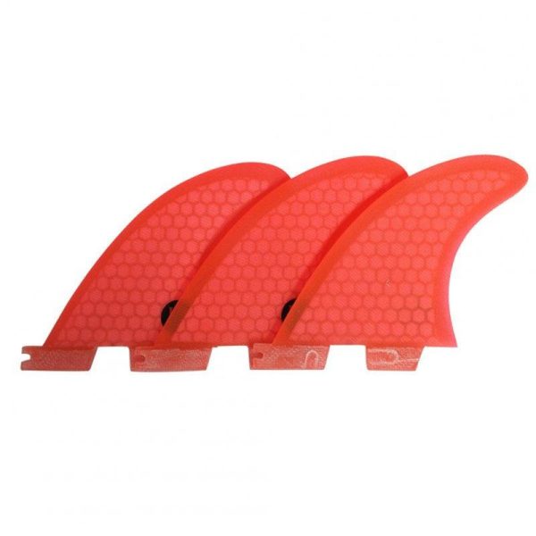 Surf Fins FCS 2 G3/G5/G7 Fins Honeycomb Fiberglass Fins Surf Surfboard Fin Orange red_G7  |  Water Sports Exercise & Sports Orange red + G7