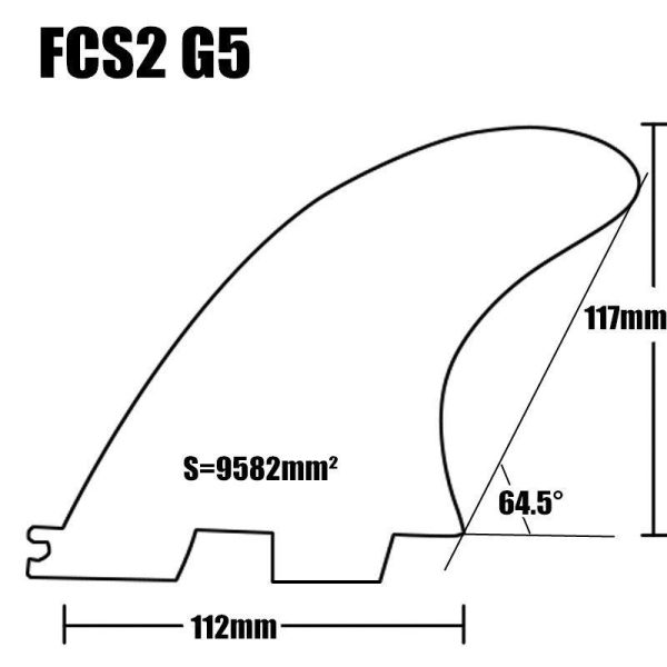 Surf Fins FCS 2 G3/G5/G7 Fins Honeycomb Fiberglass Fins Surf Surfboard Fin Orange red_G7  |  Water Sports Exercise & Sports Orange red + G7