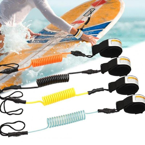 Surfing Kayak Leash Rope Boat Safety Paddle Stand Up Paddle Surfing Safety Hand Rope For Surfboard Surfing Orange  |  Water Sports Exercise & Sports Orange