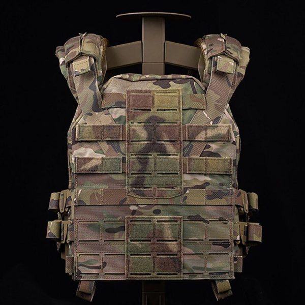 Tactical Vest Men Plate Carrier Chest Rig Wear-Resistant Lightweight KZ Tactical Vest VE-98R-CP  |  Protective Gears Exercise & Sports Protective Gears