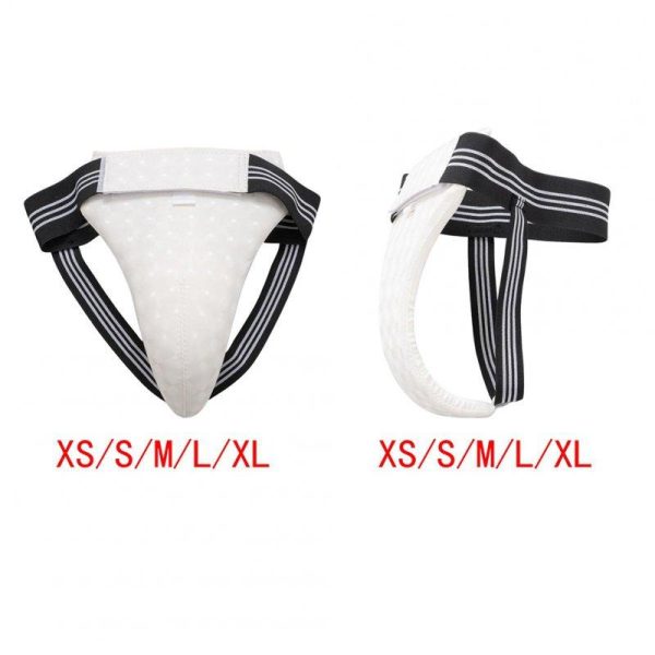 Taekwondo Groin Protectors Men Athletic Cup Pelvic Protection Groin Waist Abdominal Protector For Karate XS/S/M/L/XL (optional) male xl  |  Protective Gears Male + Xl