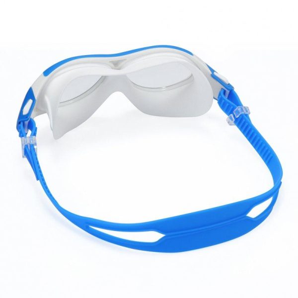 Toddler Boys Girls Swimming Glasses Large Frame Anti-fog Anti-uv No Leaking Kids Swim Goggles Eyewear blue  |  Water Sports Exercise & Sports Blue