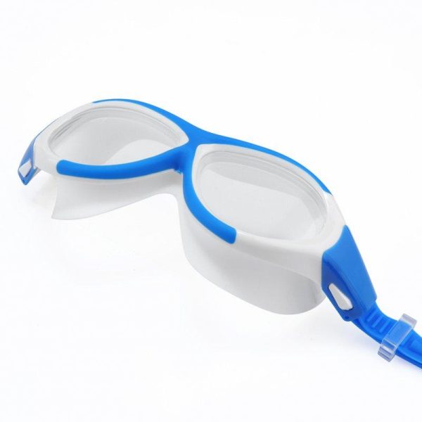 Toddler Boys Girls Swimming Glasses Large Frame Anti-fog Anti-uv No Leaking Kids Swim Goggles Eyewear blue  |  Water Sports Exercise & Sports Blue