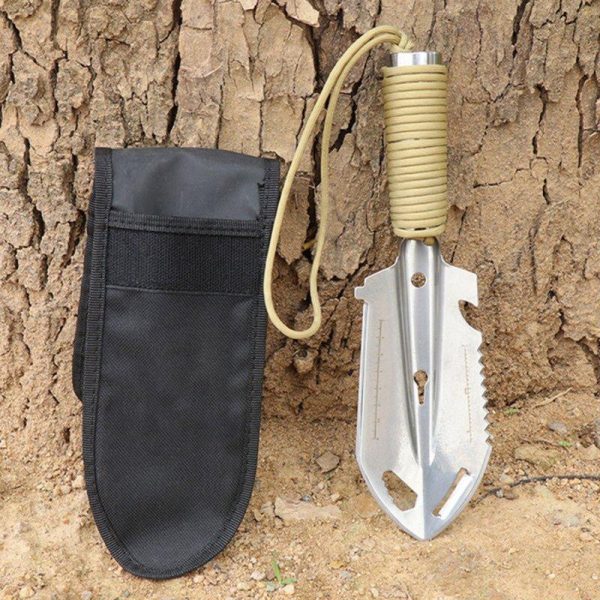 Trowel Garden Tool Stainless Steel Serrated Hand Shovel For Effortless Digging Weed Control Precise Bulb Planting A  |  Outdoor Gadgets Camping & Hiking A