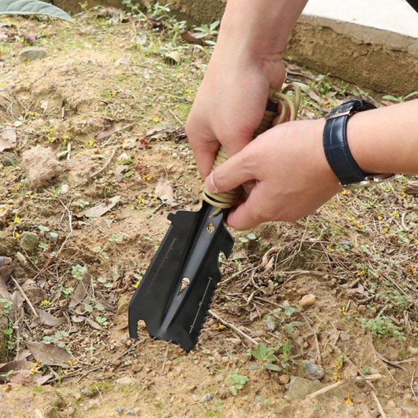 Trowel Garden Tool Stainless Steel Serrated Hand Shovel For Effortless Digging Weed Control Precise Bulb Planting B  |  Outdoor Gadgets Camping & Hiking B