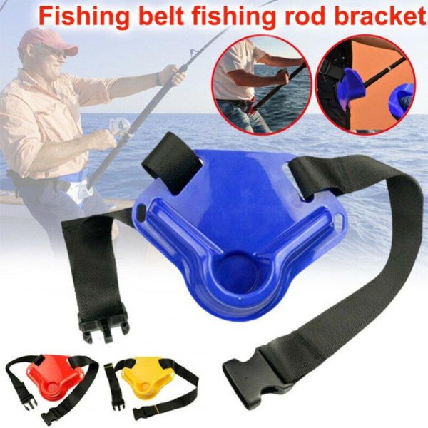 Universal Fishing Belt Belly Protector Oxford Cloth Sea Fishing Rotating Waist Rod  Holder Adjustable Fishing Equipment Red  |  Hunting Supplies Hunting & Fishing Hunting Supplies