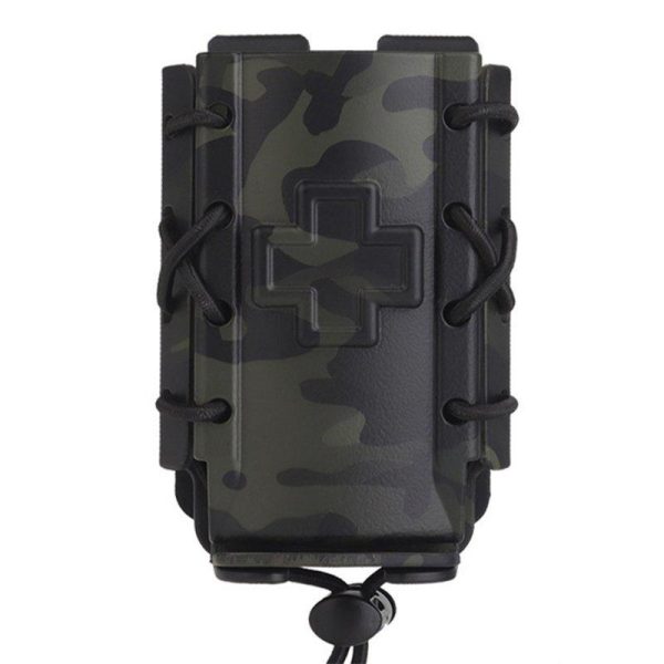 WoSporT Tactical Tourniquet Molle Pouch Mag Bag Fast Attach Carrier Case Military Gear Nylon Package For Outdoor Trainning MG-89R-BCP  |  Survival Gears Camping & Hiking MG-89R-BCP