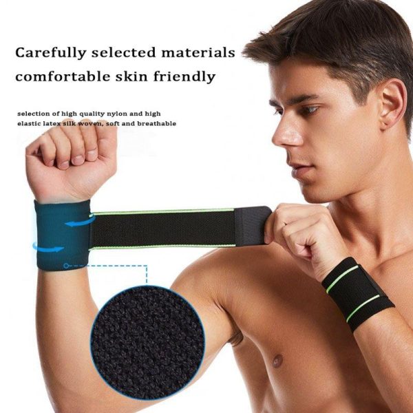 Wrist Brace Wrist Support For Fitness Weight Lifting Tendonitis Carpal Tunnel Arthritis Wrist Pain Relief Wrist Wraps Men Women black L pair  |  Protective Gears Exercise & Sports Black + L pair