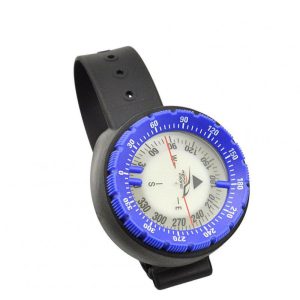 Wristwatch Design Compass Lightweight Portable Waterproof Plastic for Swimming Diving Water Sports Accessory blue  |  Outdoor Gadgets Camping & Hiking Blue